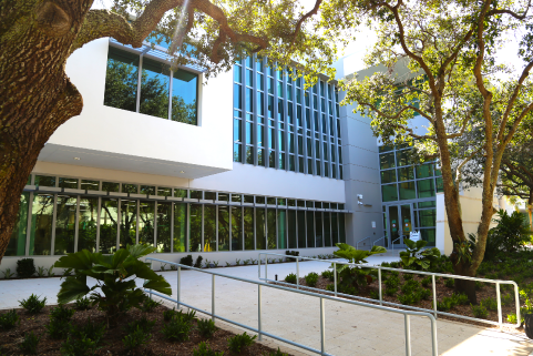 Exterior of the Student services Building, where the Cmner Center is located on the second floor